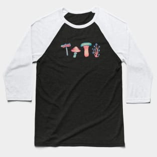 Cosmic Mushrooms Baseball T-Shirt